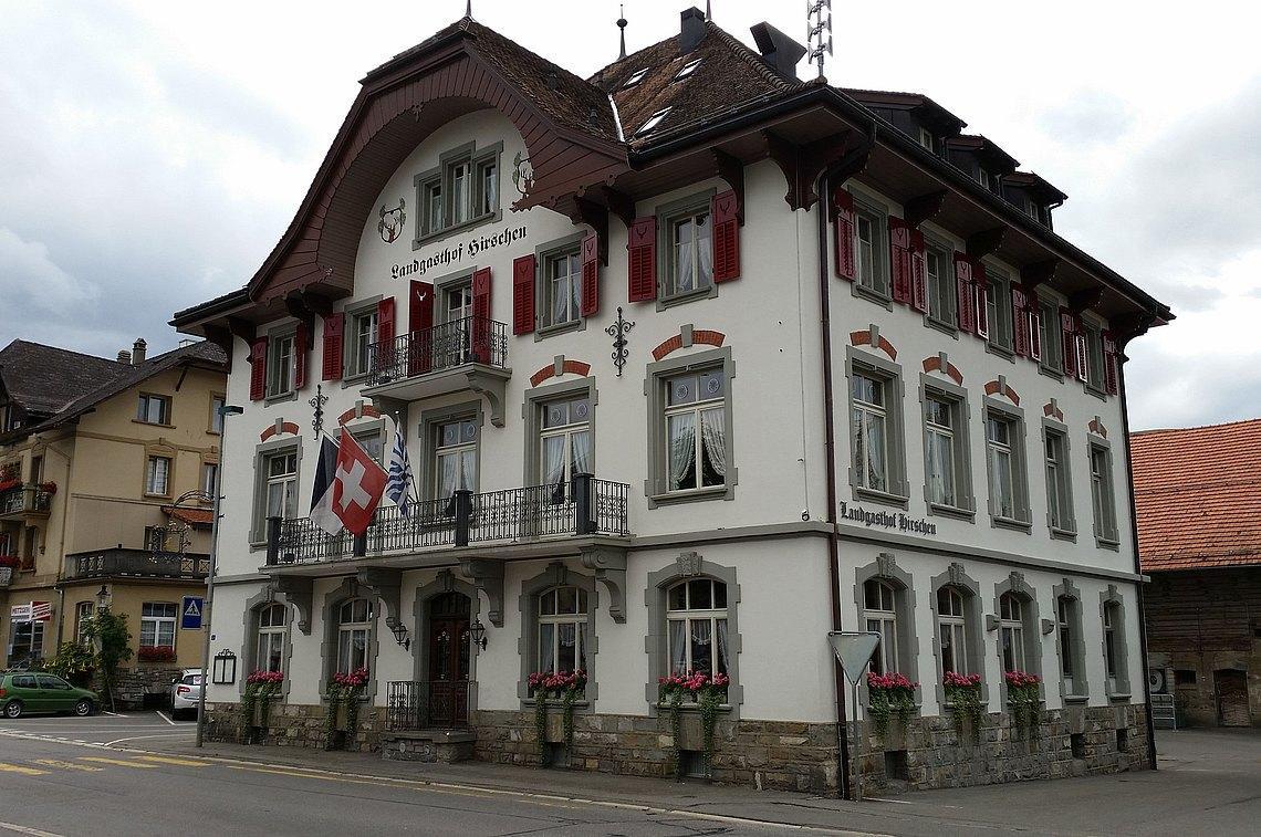 Hotel Hirschen Plaffeien Exterior photo
